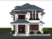 File sketchup biệt thự 2 tầng,Sketchup biệt thự 2 tầng,biệt thự 2 tầng sketchup,3D biệt thự 2 tầng sketchup,Model su biệt thự 2 tầng,Biệt thự 2 tầng 8.7x12.5m